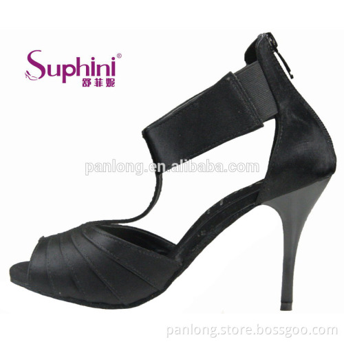 Suphini Quanlity Guarantee Sexy Kizomba Dance Woman Black Tango Shoes